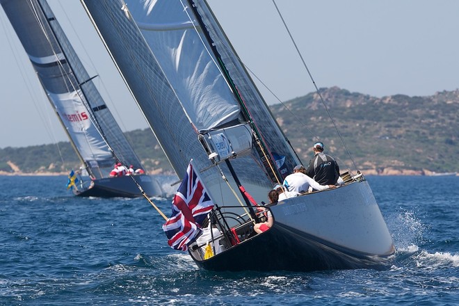 SARDINIA, La Maddalena, 23rd May 2010, Louis Vuitton Trophy, TEAMORIGIN vs Artemis. &copy; Ian Roman/TEAMORIGIN www.ianroman.com